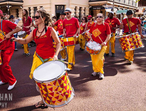 Brazilian Samba Drummers and Dancers Perth